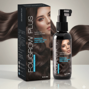 Foligrow Plus Root Revival Hair Growth Serum - Advanced Formula For Men & Women | Nourish, Strengthen & Regenerate, for Thicker, Fuller Hair | 60ml