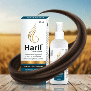 Haril hair Serum with Argan Oil, Olive Oil & Vitamin-E