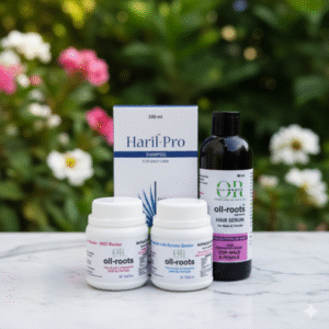 ollroots hairfall control kit for males (normal hairs)